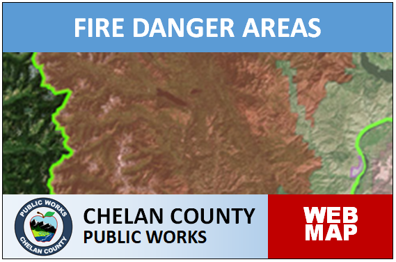 Chelan County Fire Danger Areas