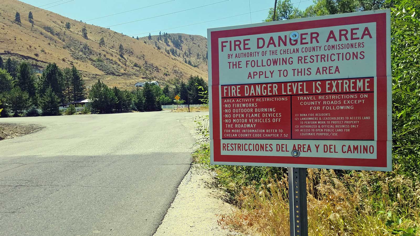 Campfire ban takes effect Aug 4 in portions of Chelan County