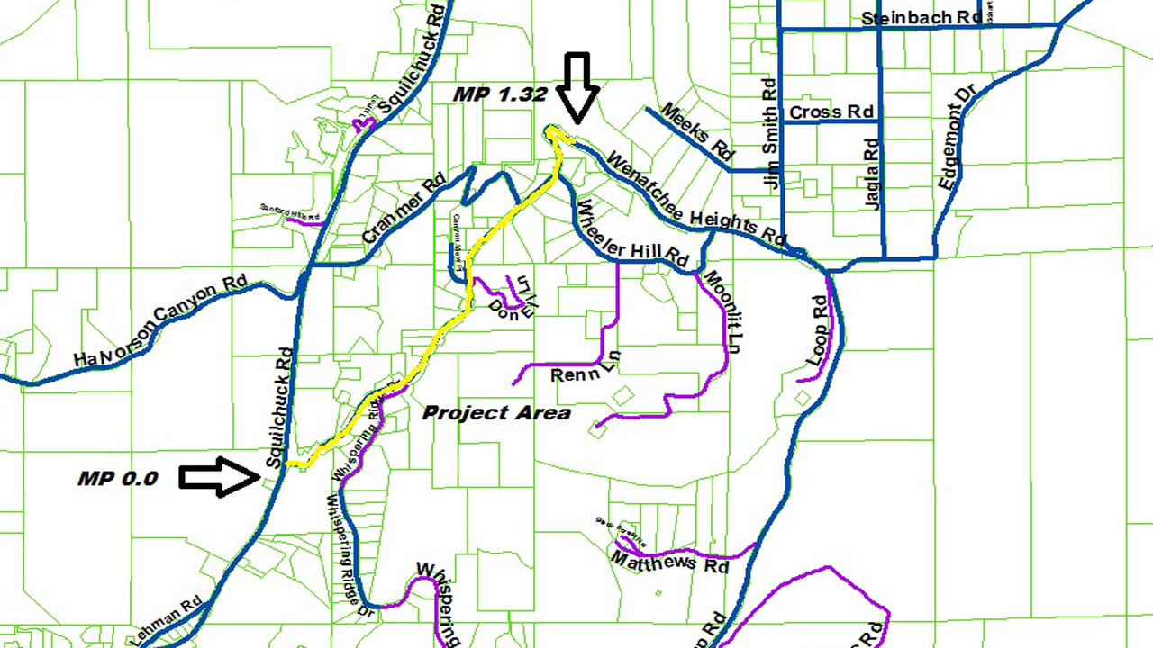 Wenatchee Heights Road project begins Aug. 10