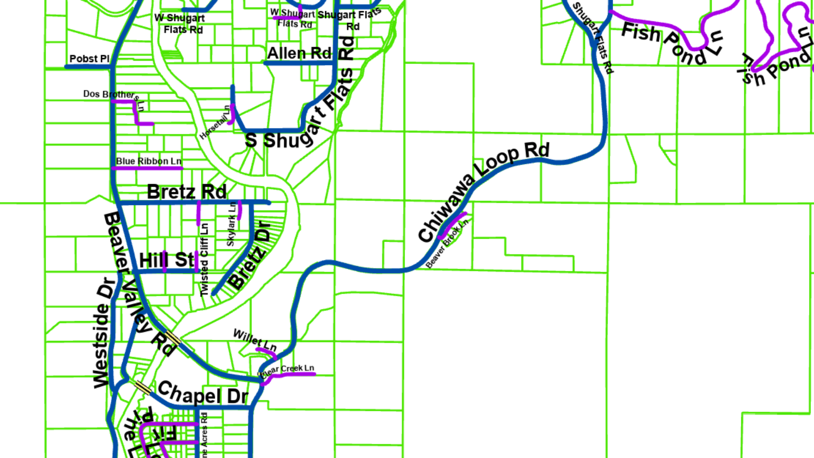 Speed limit temporarily lowered on portion of Beaver Valley Road