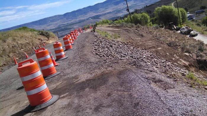 Single Lane Restored on Joe Miller Road between milepost 2.12 - milepost 2.25 